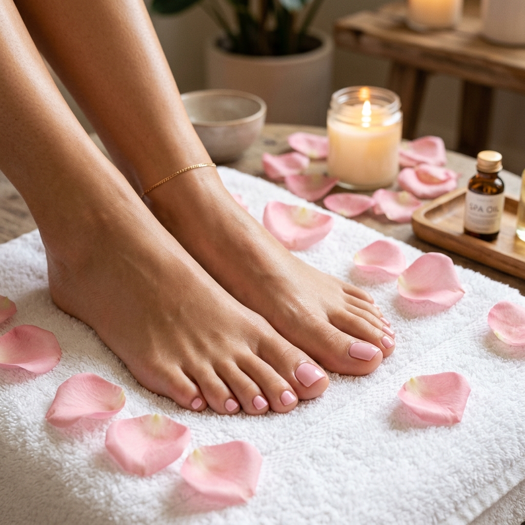 Luxury pedicure result